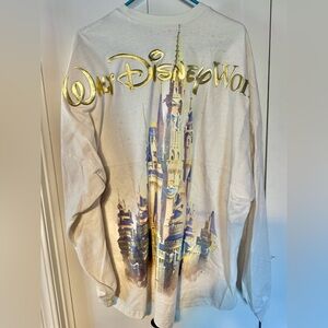 ✨ Walt Disney World 50th Anniversary Spirit Jersey – Gold Castle – Size 2XL